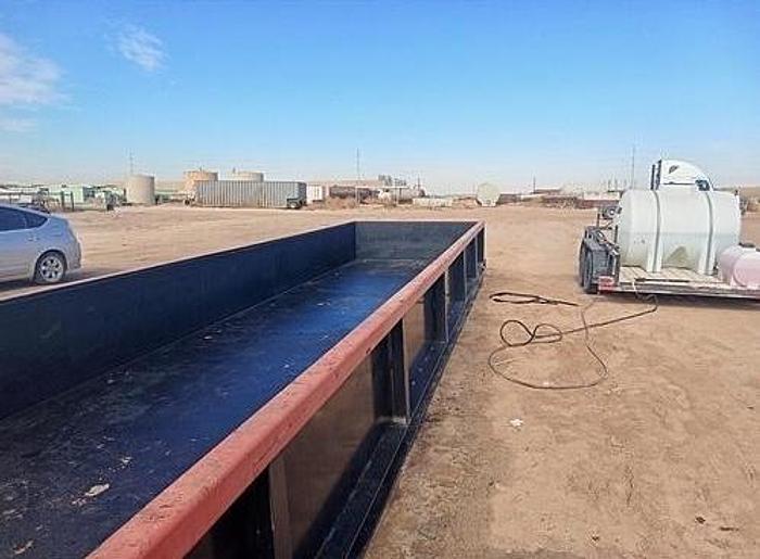 Used Open Top 200 BBL Mud Mix Tank