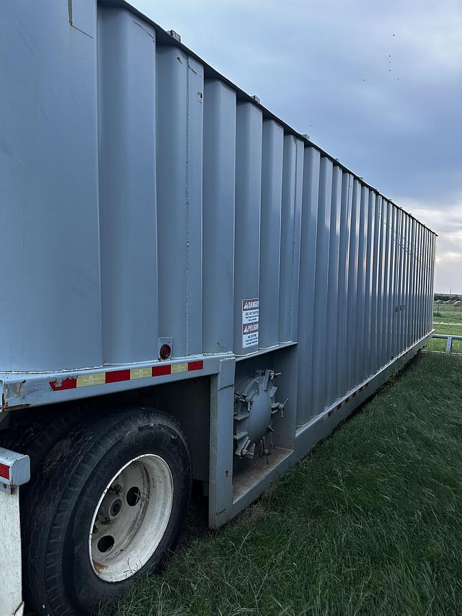 Used Wichita 500bbl Frac Tanks- 43x8.5x11, Corrugated Steel, V-bottom, Used Basic Refurb (2005)