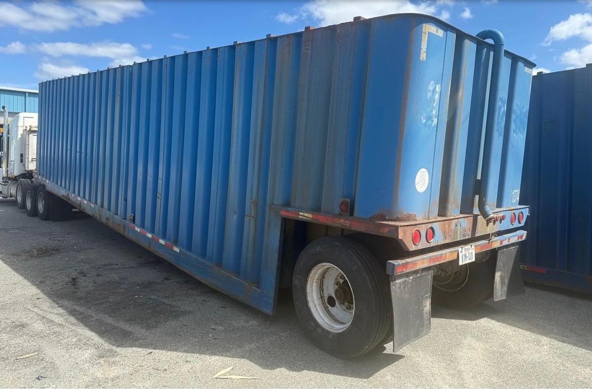 Used 500BBL Frac Tanks- 43x8.5x11, Corrugated Steel, V-bottom, Used Basic Refurb