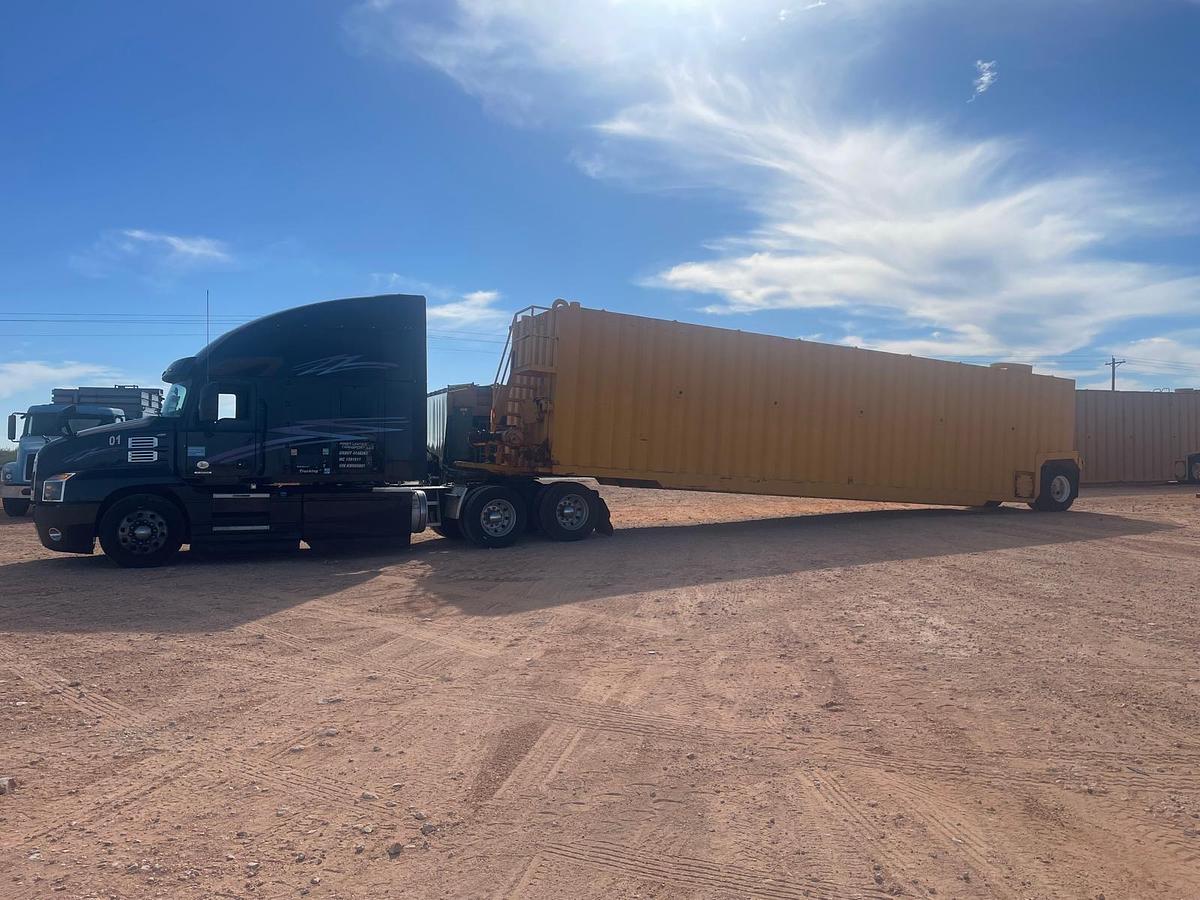 Used 500BBL Frac Tanks- 43x8.5x11, Corrugated Steel, V-bottom, Used Basic Refurb