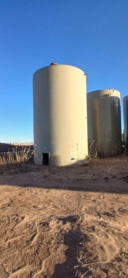 Used Palmer Of Texas 750BBL Vertical Storage Tanks – 15’6” x 24’, Carbon Steel, Flat Bottom, Used Basic Refurb, 2011