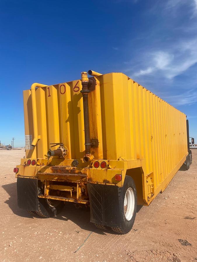 Used 500BBL Frac Tanks- 43x8.5x11, Corrugated Steel, V-bottom, Used Basic Refurb