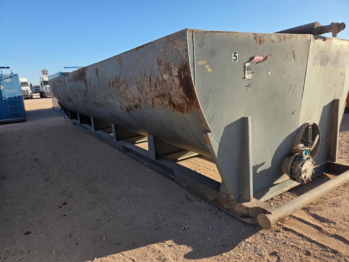 Used 450BBL Open Top Tanks – Skidded, Round Bottom, Used Basic Refurb