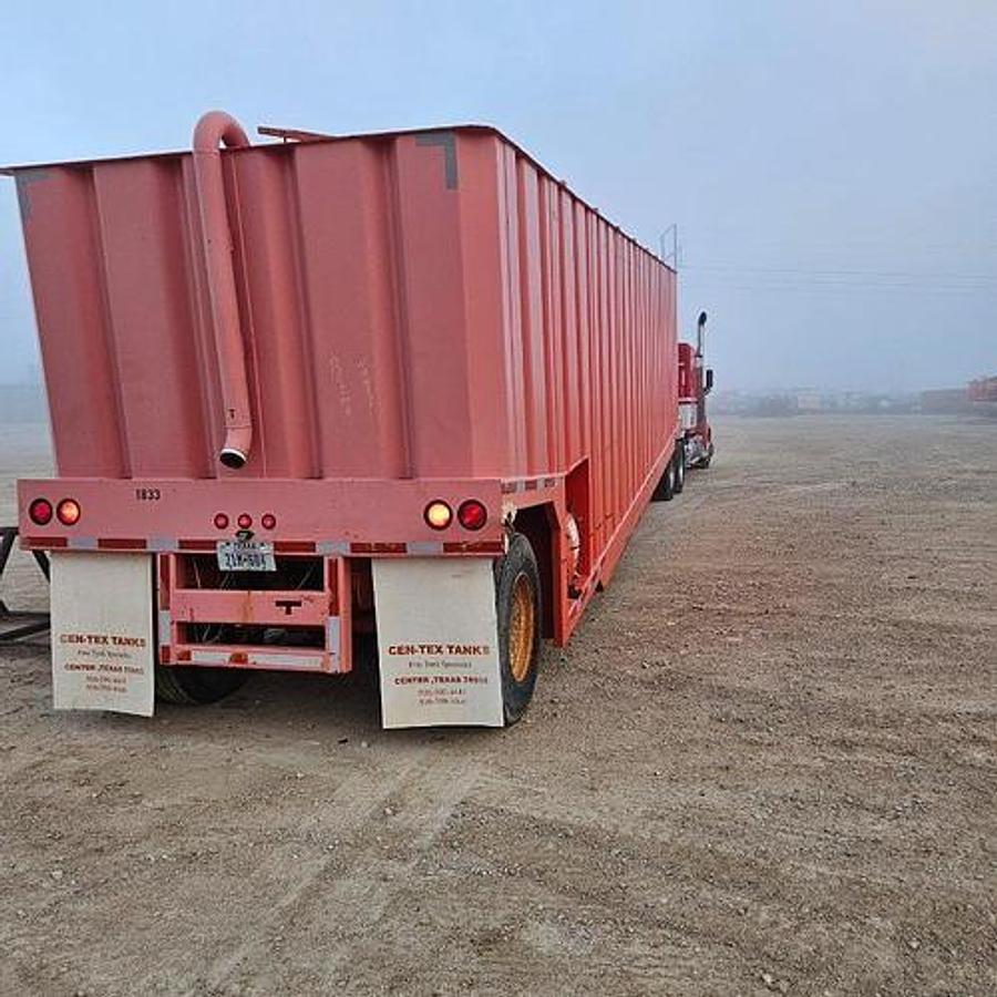 Used Dragon 500BBL Frac Tanks- 43x8.5x11, Corrugated Steel, V-bottom, Used Basic Refurb