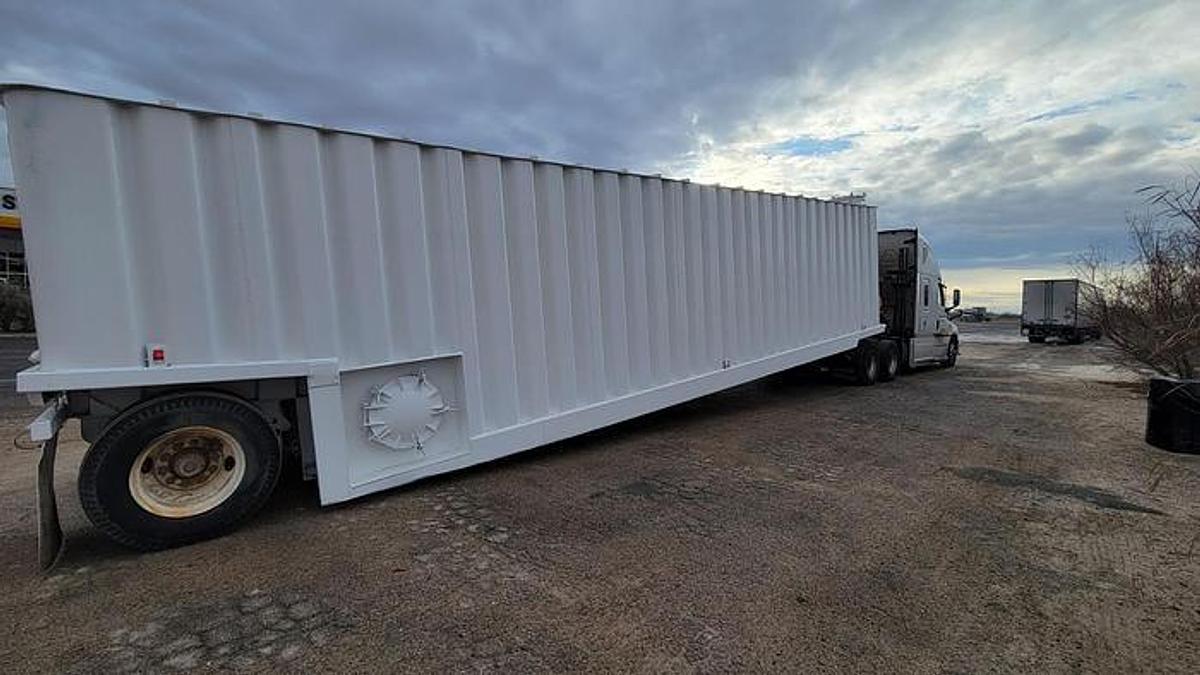 Used Dragon 500bbl Frac Tanks- 43x8.5x11, Corrugated Steel, V-bottom, Used Basic Refurb (2007)