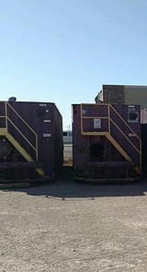 Used 500BBL Frac Tanks- 43x8.5x11, Corrugated Steel, V-bottom, Used Basic Refurb