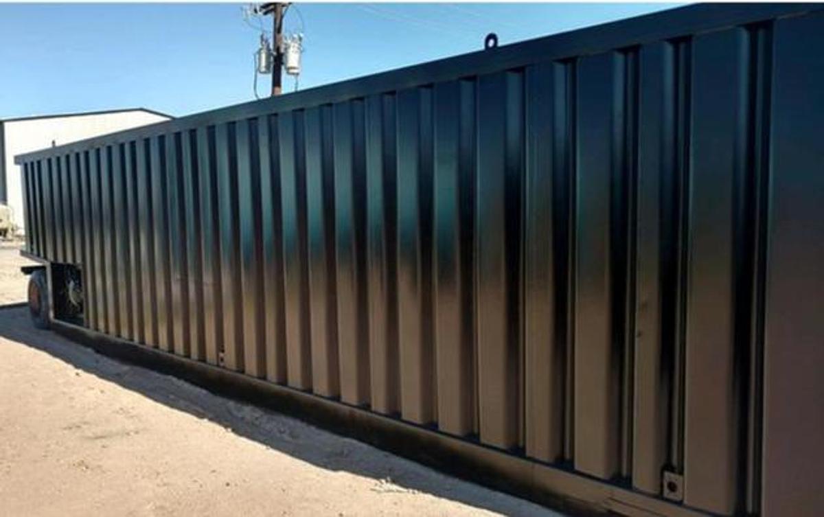 Refurbished 500BBL Open Top Frac Tanks w/ Gas Busters – Corrugated Steel, V-bottom, Full Refurb