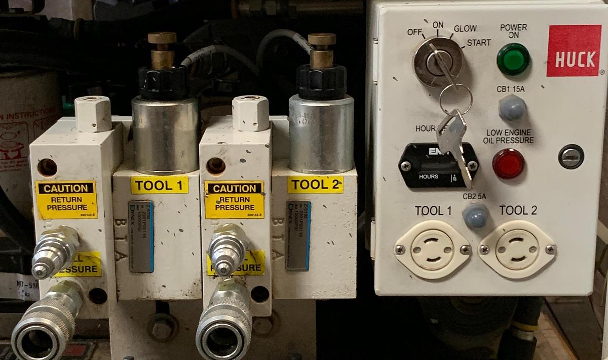 Huck Portable Hydraulic Power Unit (HPU) + Hydraulic Fastening Tool