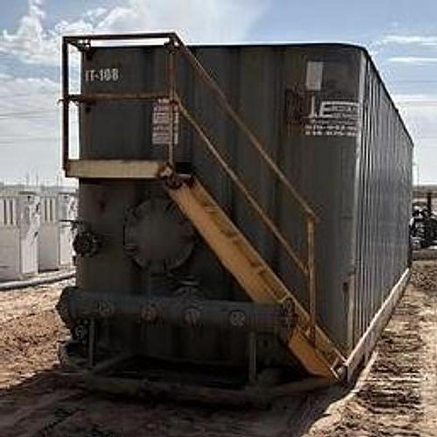 Used Dragon 500BBL Frac Tanks- 43x8.5x11, Corrugated Steel, V-bottom, Used Basic Refurb (2012)