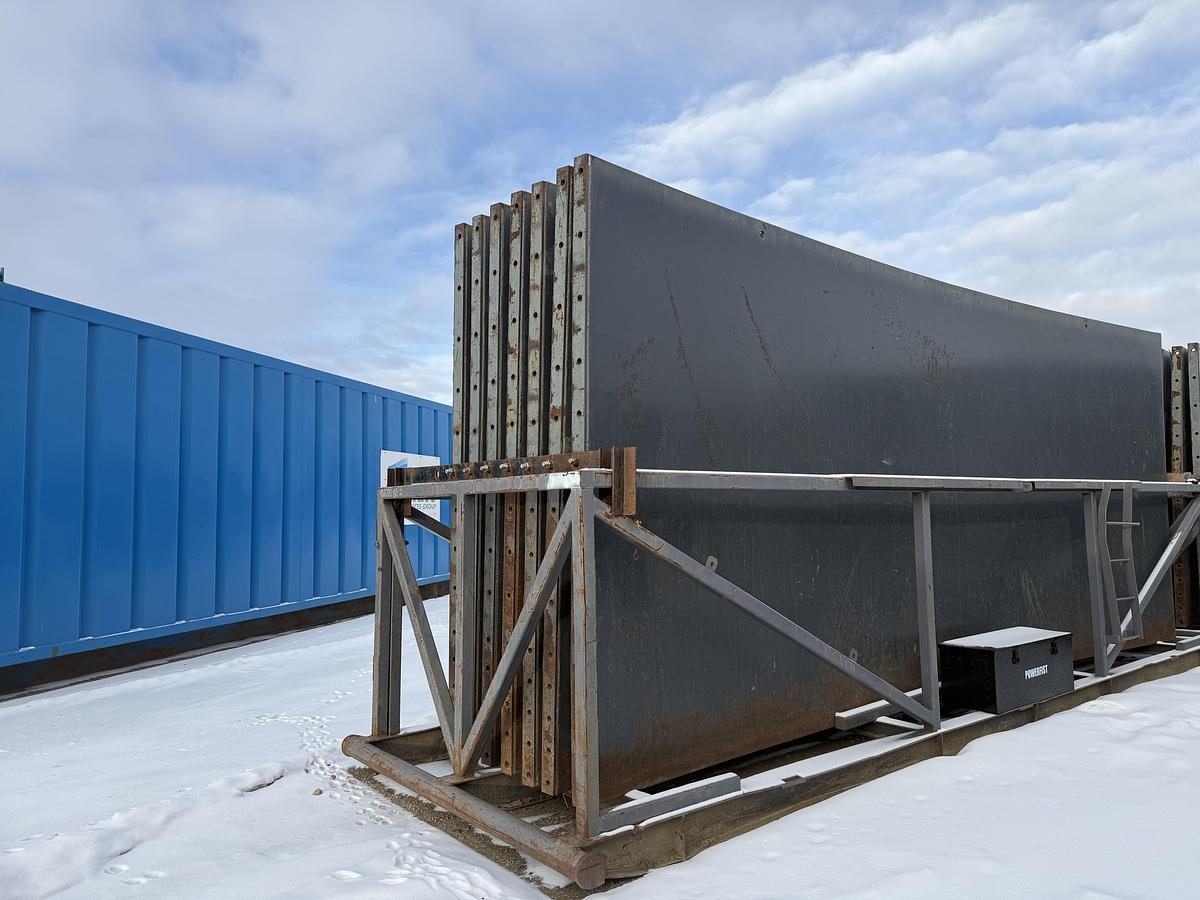 Used New Wave-style 40,000BBL Frac Ponds - (22) Panel Bolt Up Modular Above-Ground Water Storage, Used