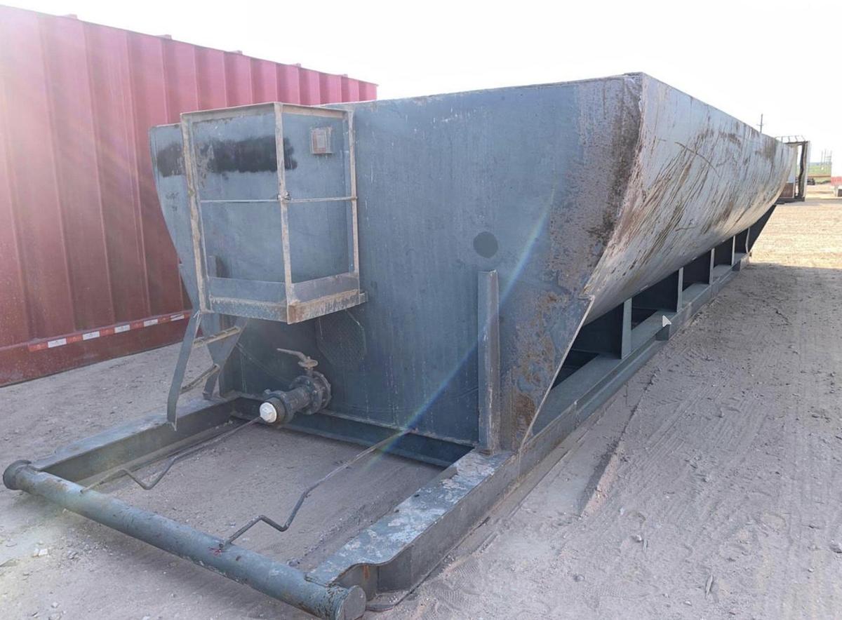 Used 450BBL Open Top Tanks – Skidded, Round Bottom, Used Basic Refurb