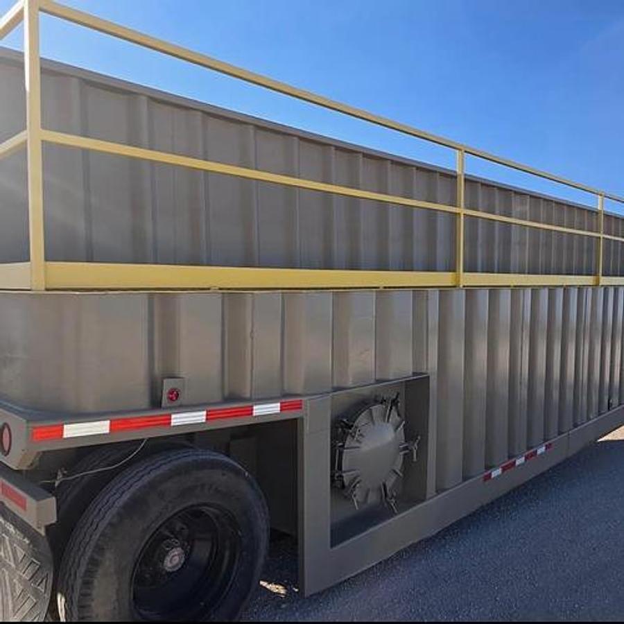 Used Dragon 500BBL Open Top Frac Tanks – Corrugated Steel, V-bottom, Full Refurb (2019)