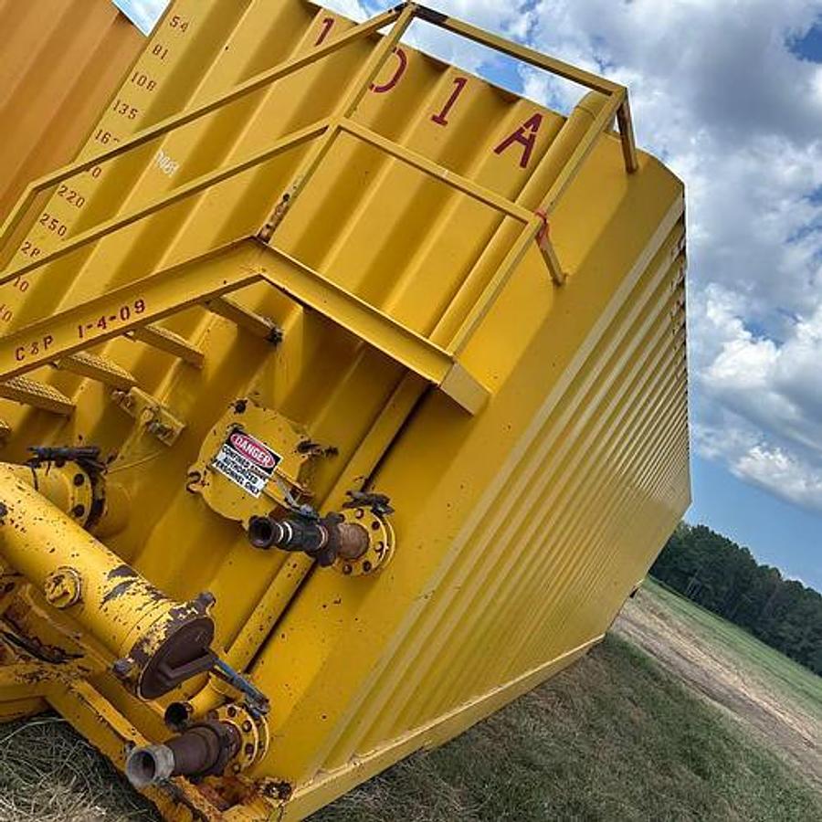 Used Wichita 500BBL Frac Tanks- 43x8.5x11, Corrugated Steel, V-bottom, Used Basic Refurb (2010)
