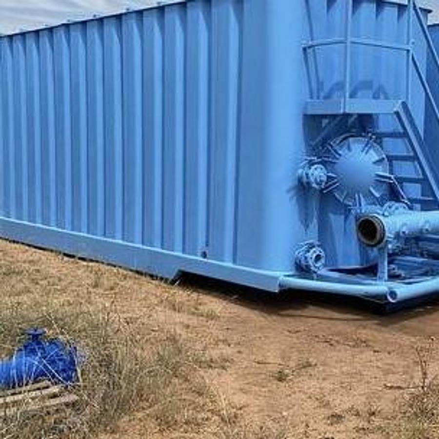 Refurbished Dragon 500bbl Frac Tanks- Industrial Storage Tank - 43x8.5x11, Corrugated Steel, V-bottom, Full Refurb (2010)