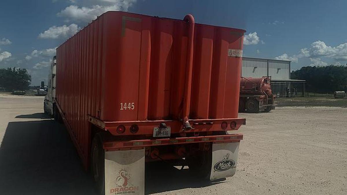 Used Dragon 500BBL Frac Tanks - 43x8.5x11, Corrugated Steel, V-bottom, Used Basic Refurb 2011
