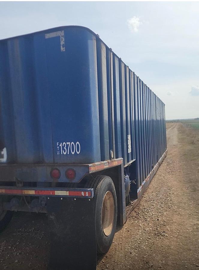 Used 500BBL Frac Tanks- 43x8.5x11, Corrugated Steel, V-bottom, Used Basic Refurb