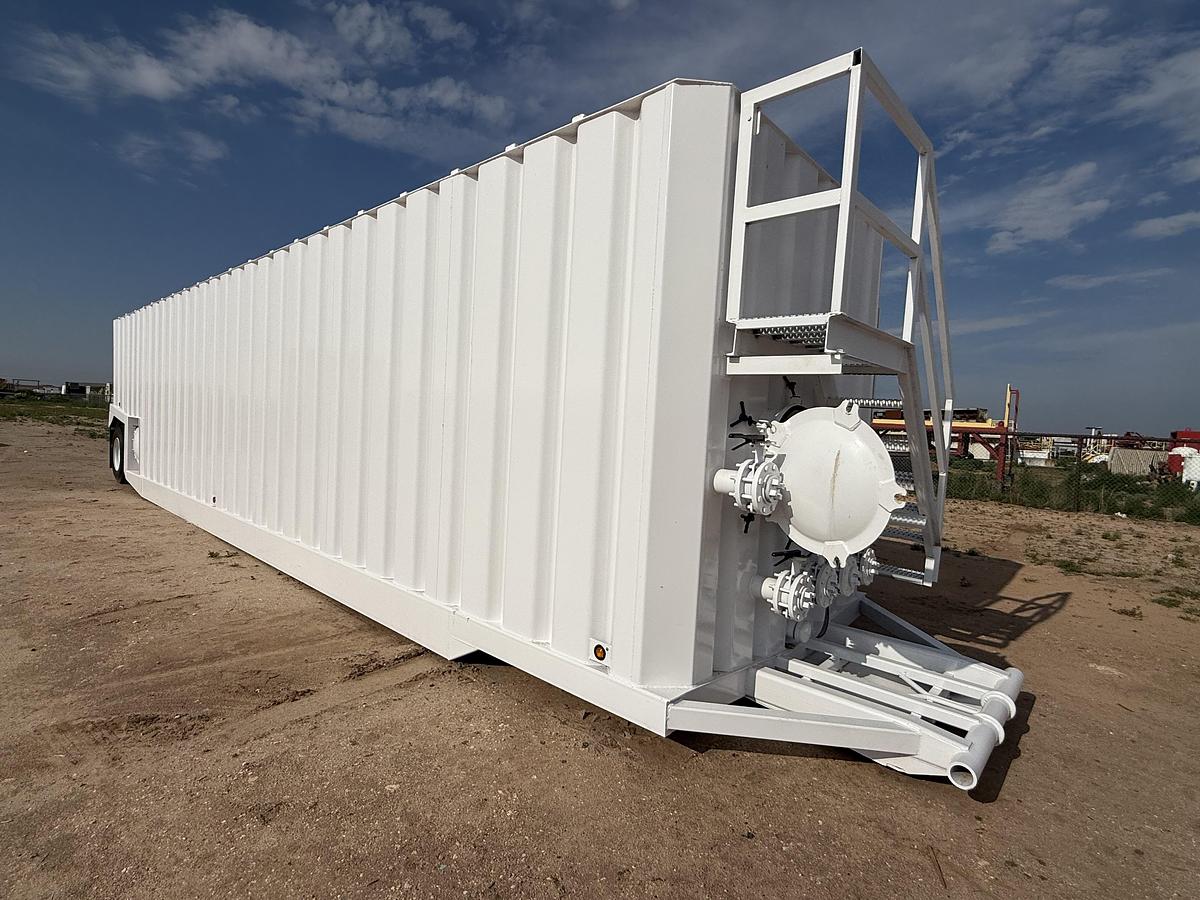 Refurbished 500BBL Frac Tanks- 43x8.5x11, Corrugated Steel, V-bottom, Full Refurb