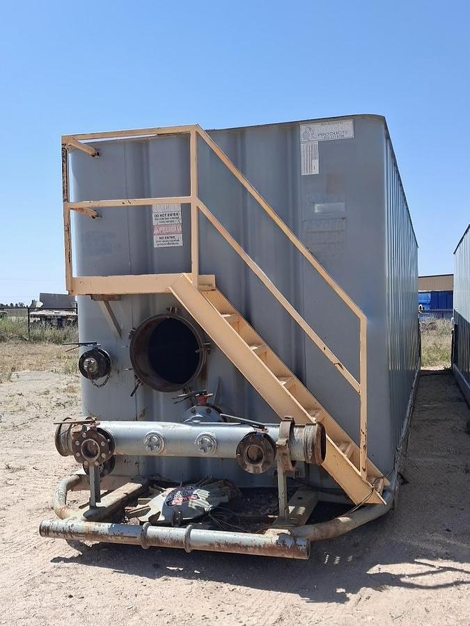 Used Dragon 500BBL Frac Tanks- 43x8.5x11, Corrugated Steel, V-bottom, Used Basic Refurb 2008
