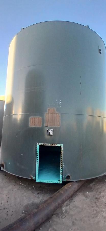 Used Dragon 500BBL Vertical Storage Tanks – 15’6” x 16’, Carbon Steel, Flat bottom, Used Basic Refurb, 2015