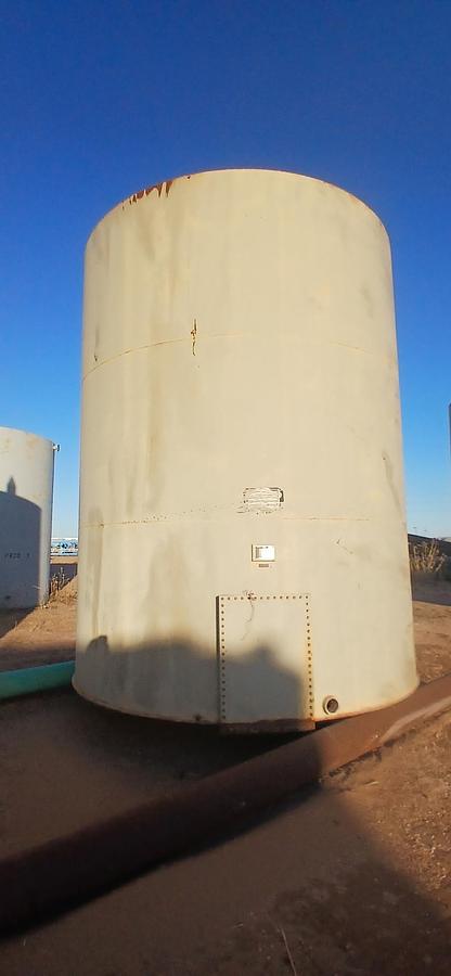 Used Enertech Industries, Inc 300BBL Vertical Storage Tanks – 15’6” x 24’, Carbon Steel, Flat Bottom, Used Basic Refurb, 2004