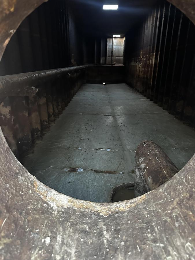 Used 500BBL Frac Tanks- 43x8.5x11, Corrugated Steel, V-bottom, Used Basic Refurb