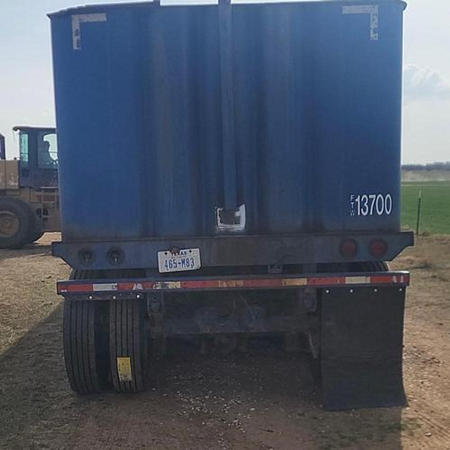 Used Dragon 500BBL Frac Tanks- 43x8.5x11, Corrugated Steel, V-bottom, Used Basic Refurb (2008)