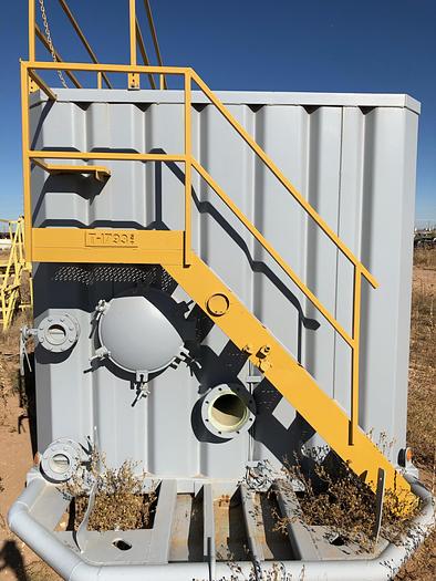 Refurbished 500 BBL Weir Wall Open Top Tank