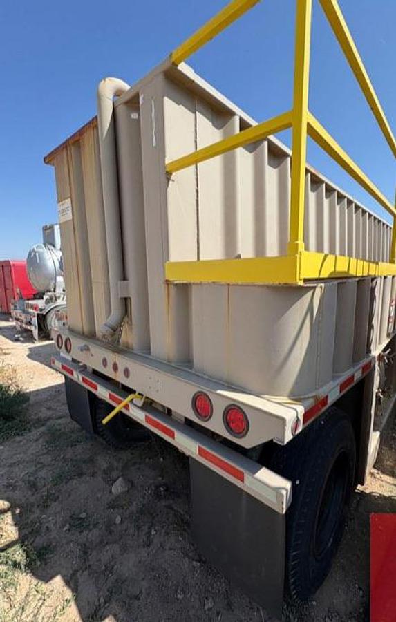 Dragon Open Top Frac Tanks  – 42’x8.5’x9.5’, Full Length Sidewalks, Corrugated Steel, V-bottom, NEW 2019