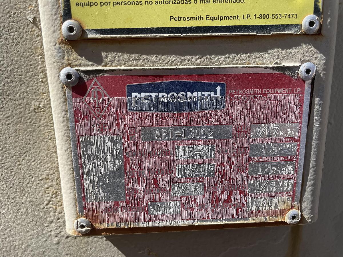 Used Petrosmith 500BBL Vertical Storage Tanks – 15’6” x 16’, Carbon Steel, Flat Bottom, Used Basic Refurb, 2017