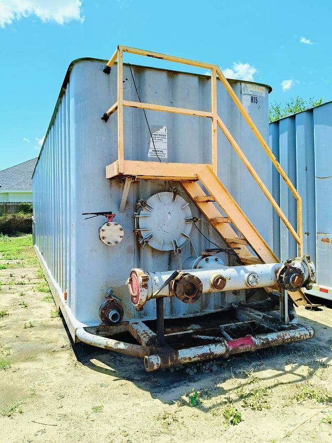 Used Dragon 500bbl Frac Tanks- 43x8.5x11, Corrugated Steel, V-bottom, Used Basic Refurb (2012)