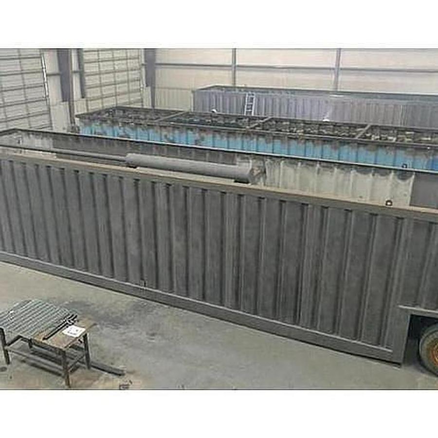 Refurbished 500BBL Open Top Frac Tanks w/ Gas Busters – Corrugated Steel, V-bottom, Full Refurb