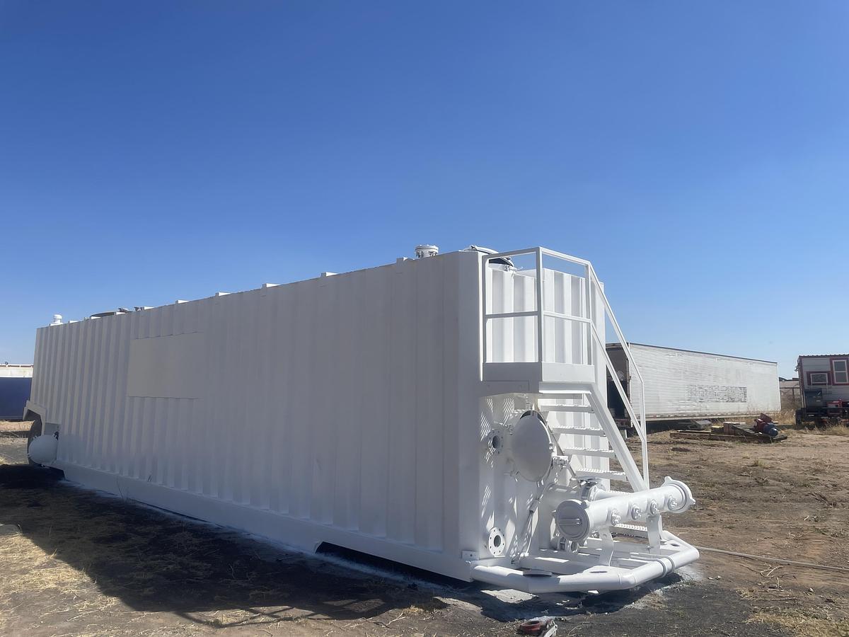 Refurbished 500BBL Frac Tanks- 43x8.5x11, Corrugated Steel, V-bottom, Full Refurb