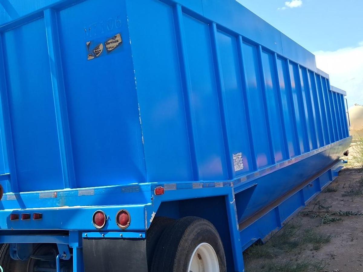 Used 500BBL Round Bottom Frac Tanks - 45’L x 8’W x 10’H, Corrugated Steel, Smooth Wall, Used Basic Refurb