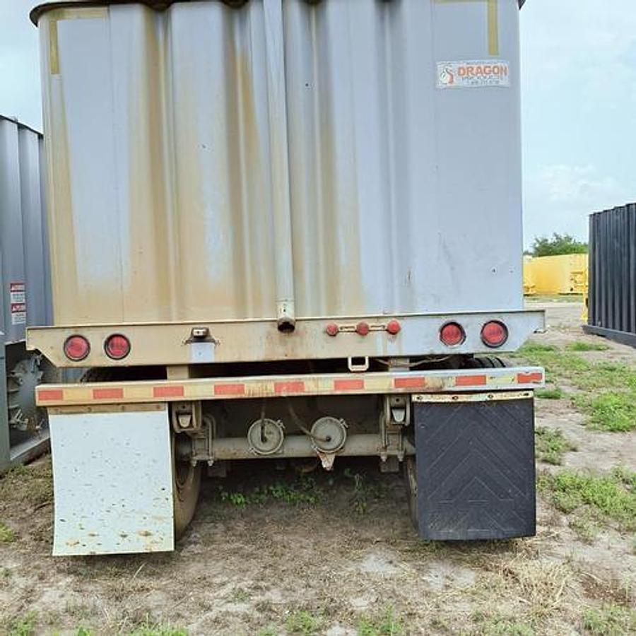 Used Dragon 500bbl Frac Tanks- Industrial Fluid Storage - 43x8.5x11, Corrugated Steel, V-bottom, Used Basic Refurb (2012)