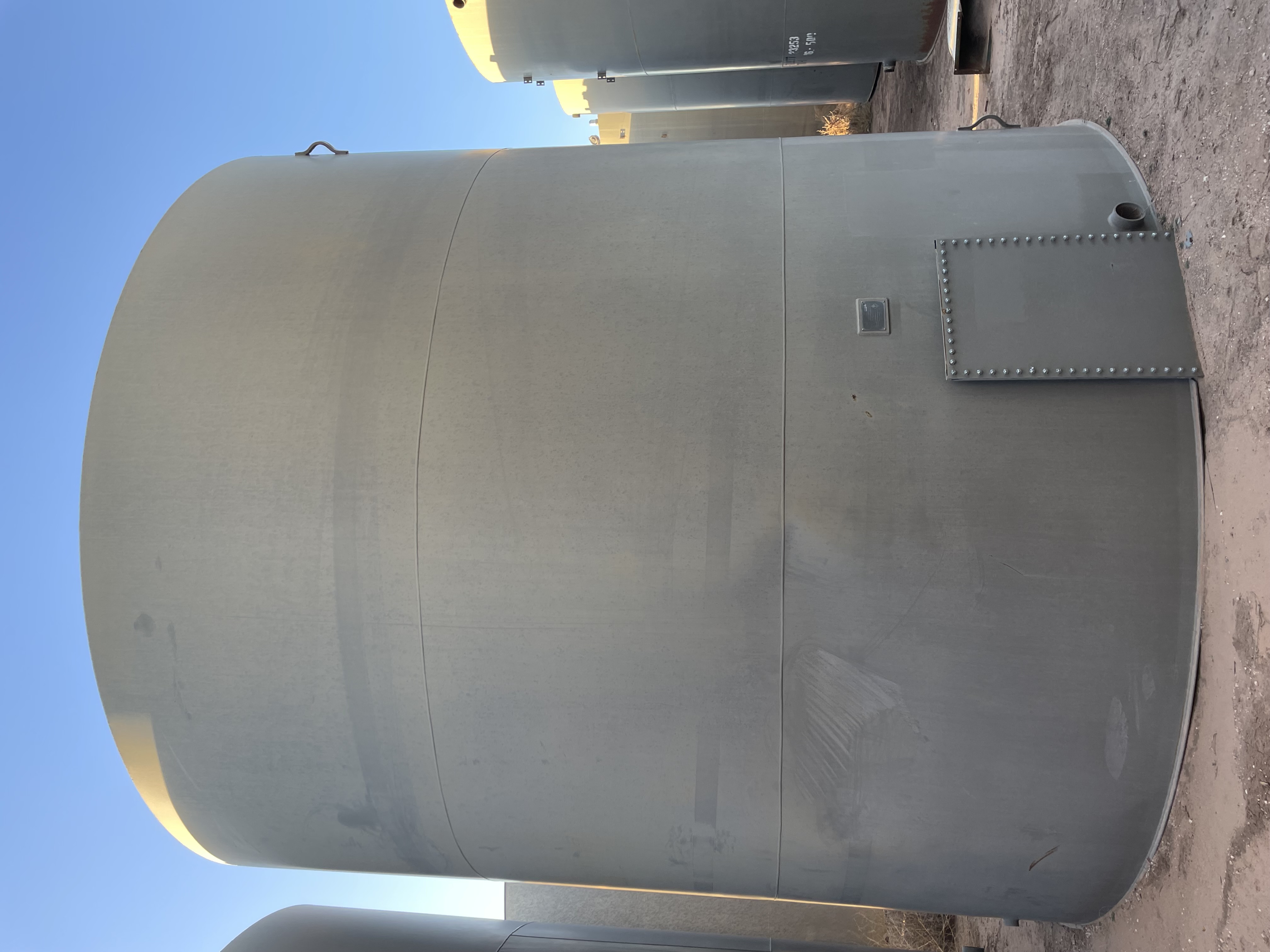 Used  500BBL Vertical Storage Tanks – 15’6 x 16’, Carbon Steel, Flat Bottom, Used Basic Refurb