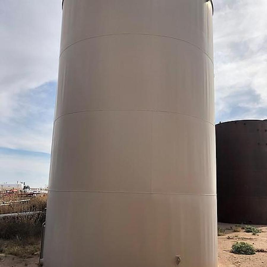 Used 210-1,000bbl Vertical Storage Tanks - Carbon Steel, Flat Bottom, Used Basic Refurb