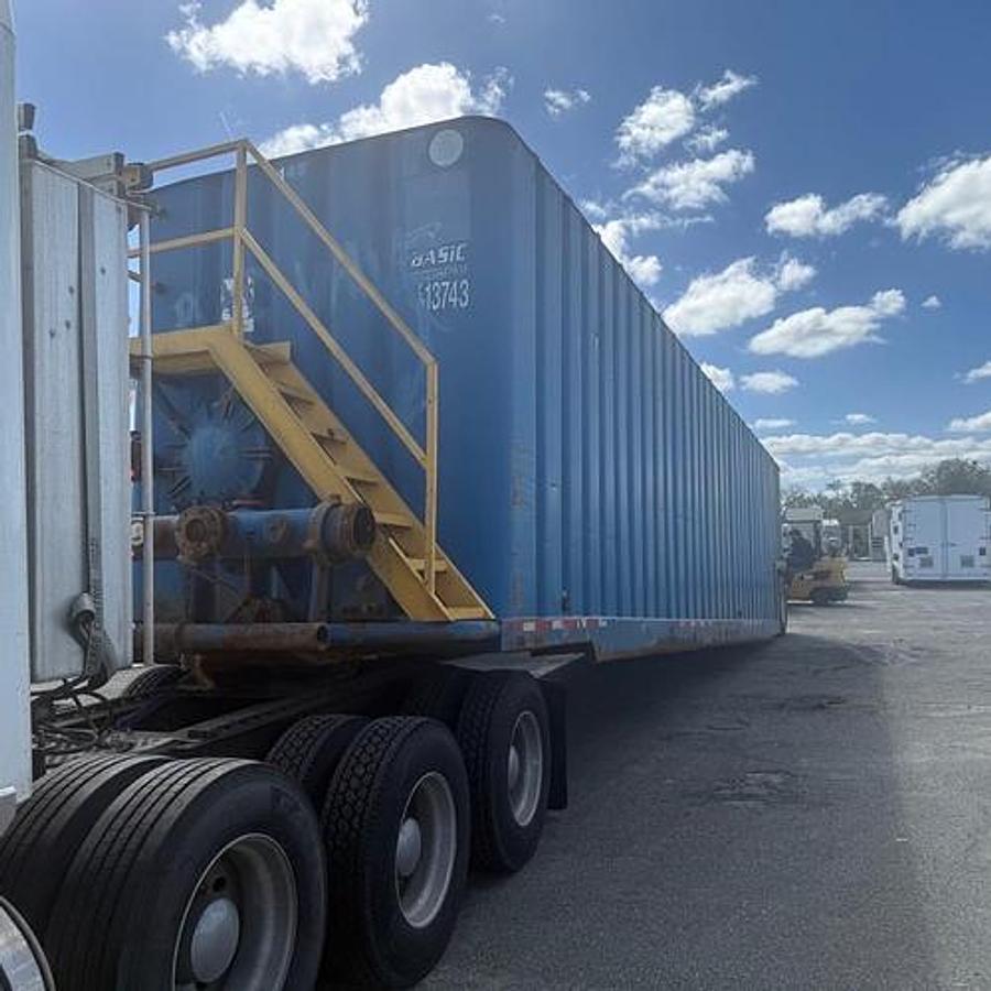 Used Dragon 500BBL Frac Tanks- 43x8.5x11, Corrugated Steel, V-bottom, Used Basic Refurb (2008)