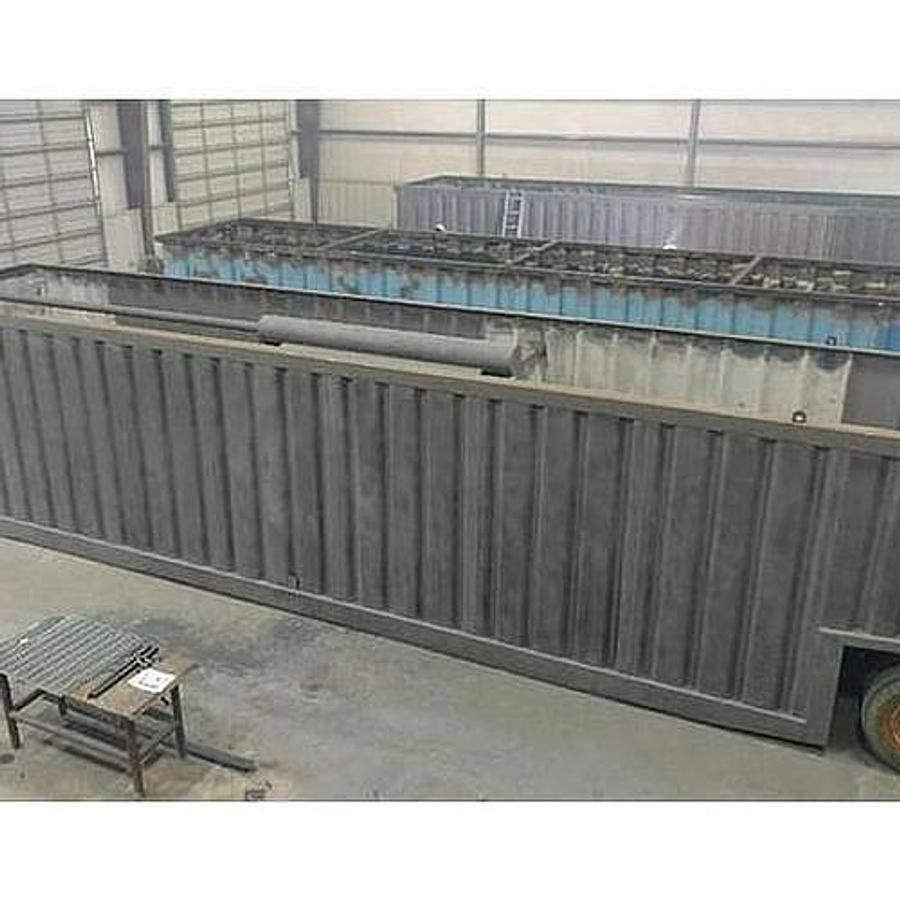 Refurbished 500BBL Open Top Frac Tanks w/ Gas Busters – Corrugated Steel, V-bottom, Full Refurb