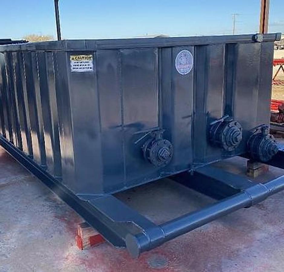 Refurbished 500BBL Open Top Frac Tanks w/ Gas Busters – Corrugated Steel, V-bottom, Full Refurb