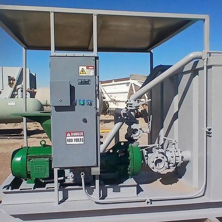 2025 BX Tank Supply 214bbl Mud Mix Plant - NEW, Skid Mounted w/ Porch and Cover