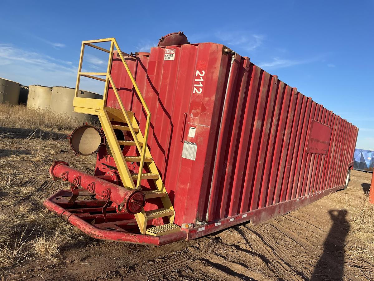 Used 500BBL Frac Tanks- 43x8.5x11, Corrugated Steel, V-bottom, Used Basic Refurb