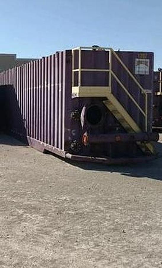 Used 500BBL Frac Tanks- 43x8.5x11, Corrugated Steel, V-bottom, Used Basic Refurb