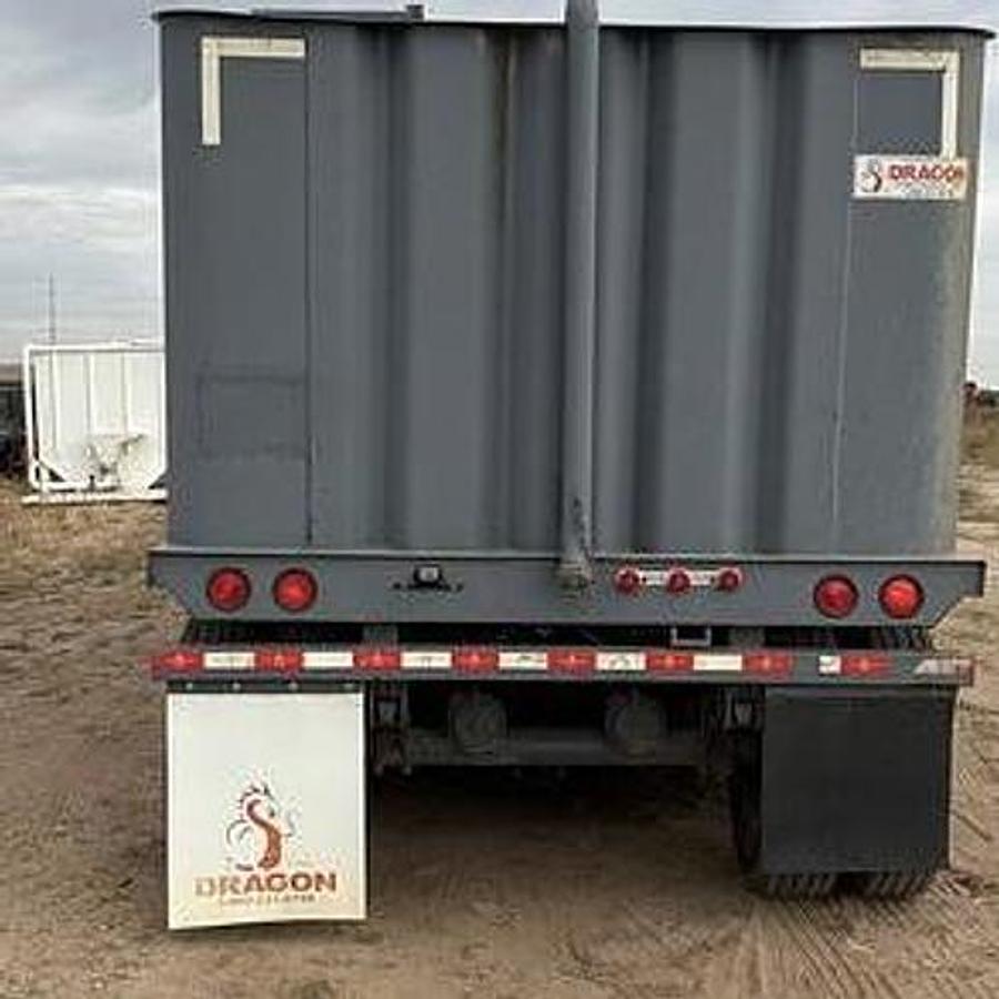 Used Dragon 500BBL Frac Tanks- 43x8.5x11, Corrugated Steel, V-bottom, Used Basic Refurb (2012)