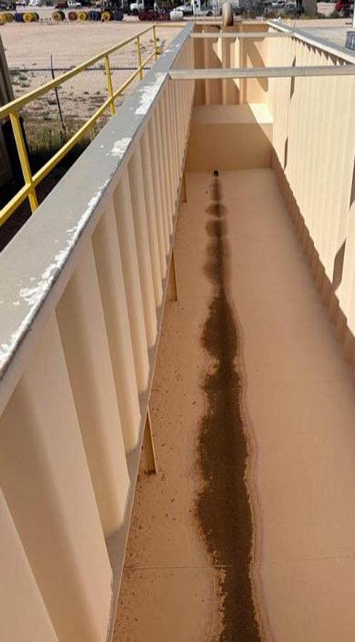 Dragon Open Top Frac Tanks  – 42’x8.5’x9.5’, Full Length Sidewalks, Corrugated Steel, V-bottom, NEW 2019