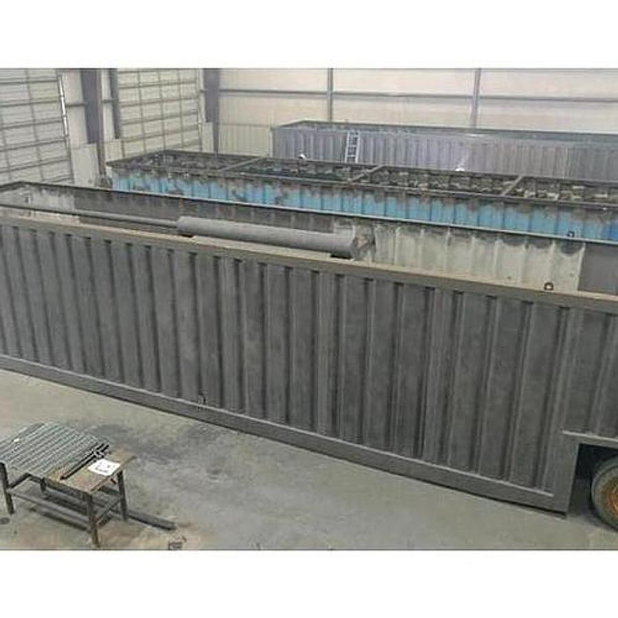 Refurbished 500BBL Open Top Frac Tanks w/ Gas Busters – Corrugated Steel, V-bottom, Full Refurb