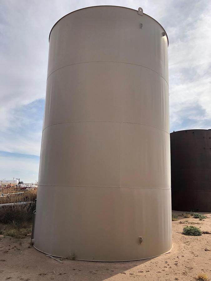 Used 210-1,000bbl Vertical Storage Tanks - Carbon Steel, Flat Bottom, Used Basic Refurb