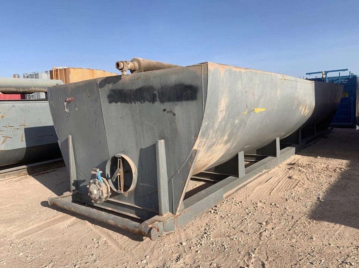 Used 450BBL Open Top Tanks – Skidded, Round Bottom, Used Basic Refurb
