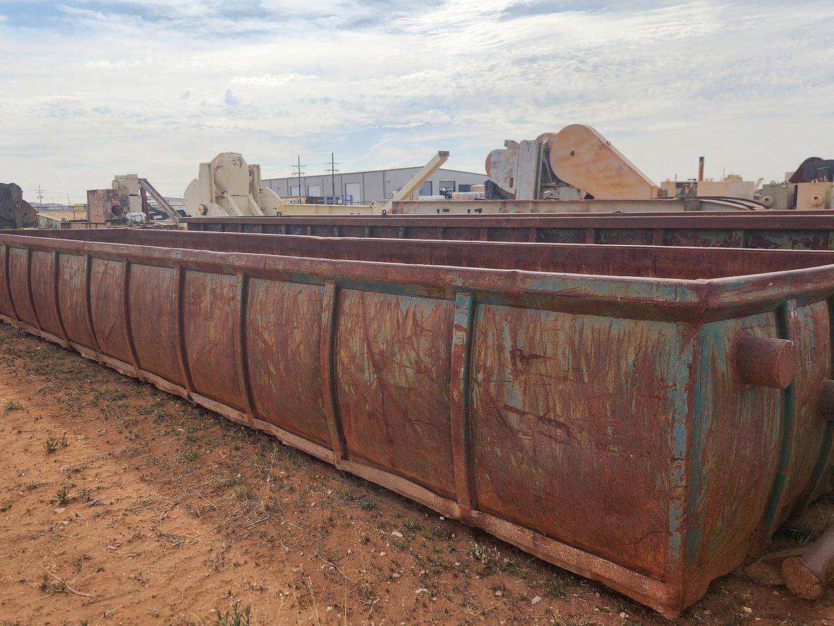 Used 2008 BX TANK SUPPLY 200bbl low wall skidded open top tanks