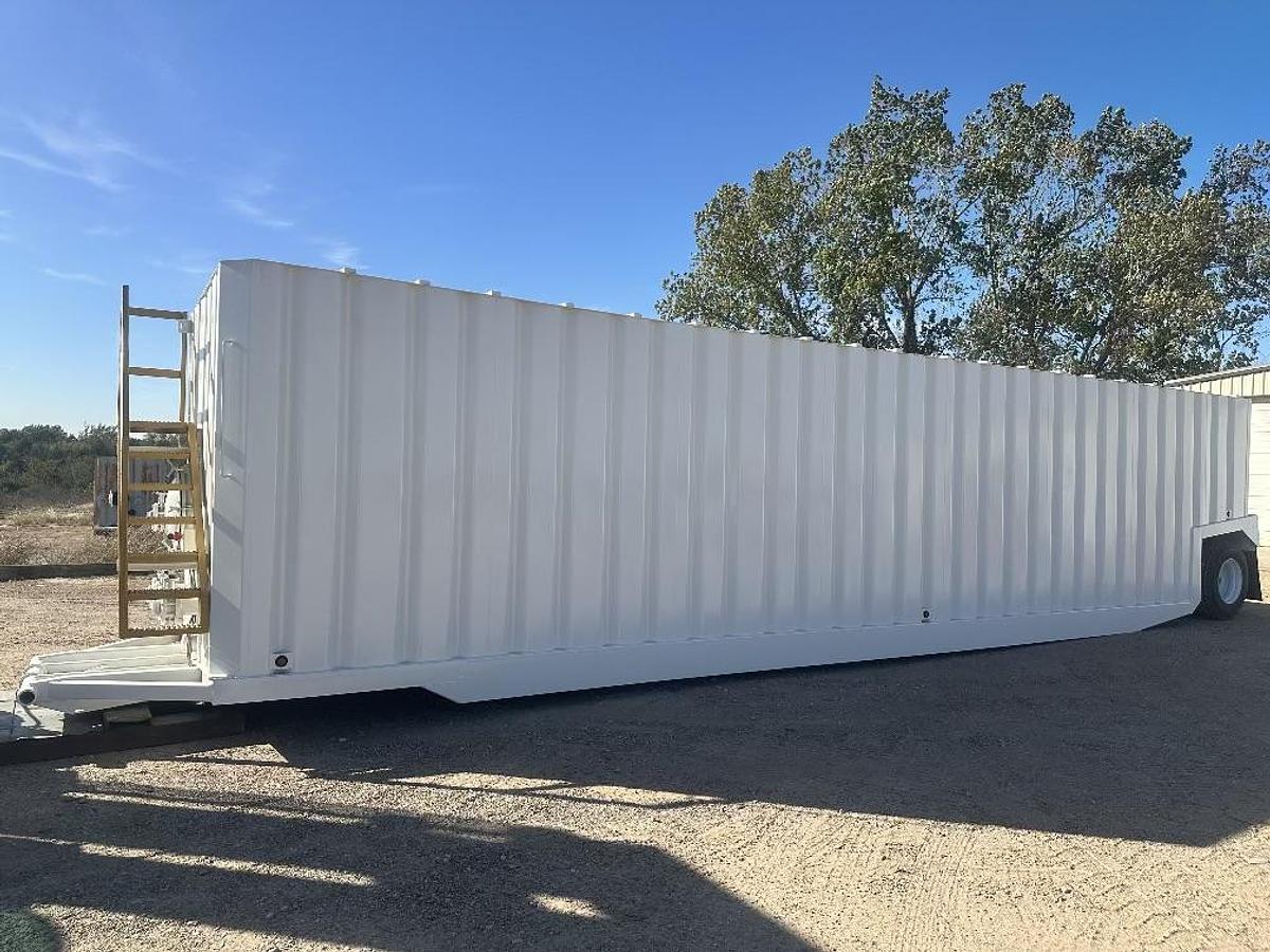 Refurbished 500BBL Frac Tanks- 43x8.5x11, Corrugated Steel, V-bottom, Full Refurb