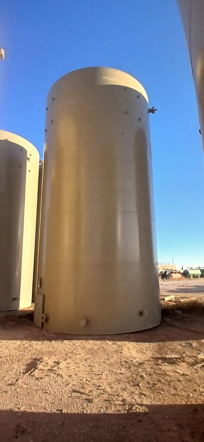 Used Long Industries 1000BBL Vertical Storage Tanks – 15’6” x 30’, Carbon Steel, Flat Bottom, Used Basic Refurb, 2021